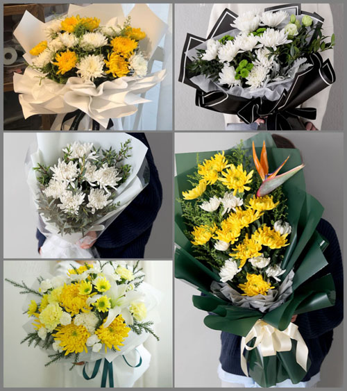 浙江省湖州吴兴区杨家埠街道黄芝山村白事花束代送